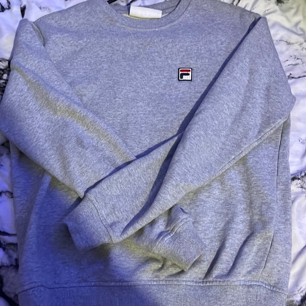 Sweatshirt, grey, filas, size small, never worn